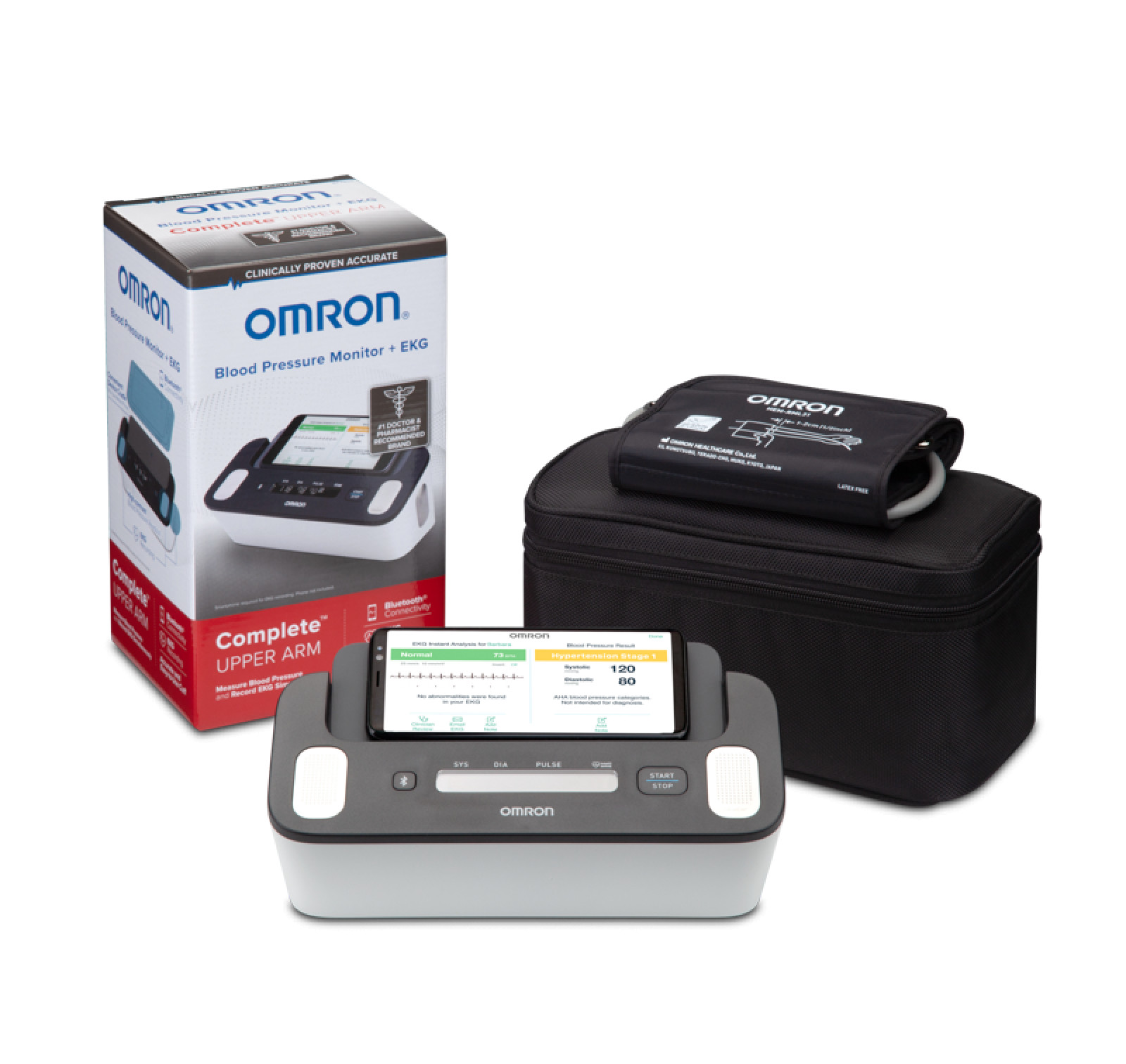 Complete Upper Arm Blood Pressure Monitor & EKG | Group