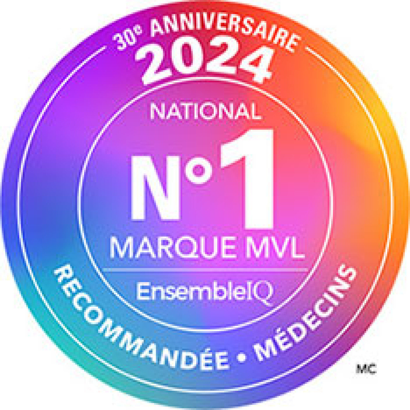 EnsembleIQ National No1 OTC Brand 2024 logo