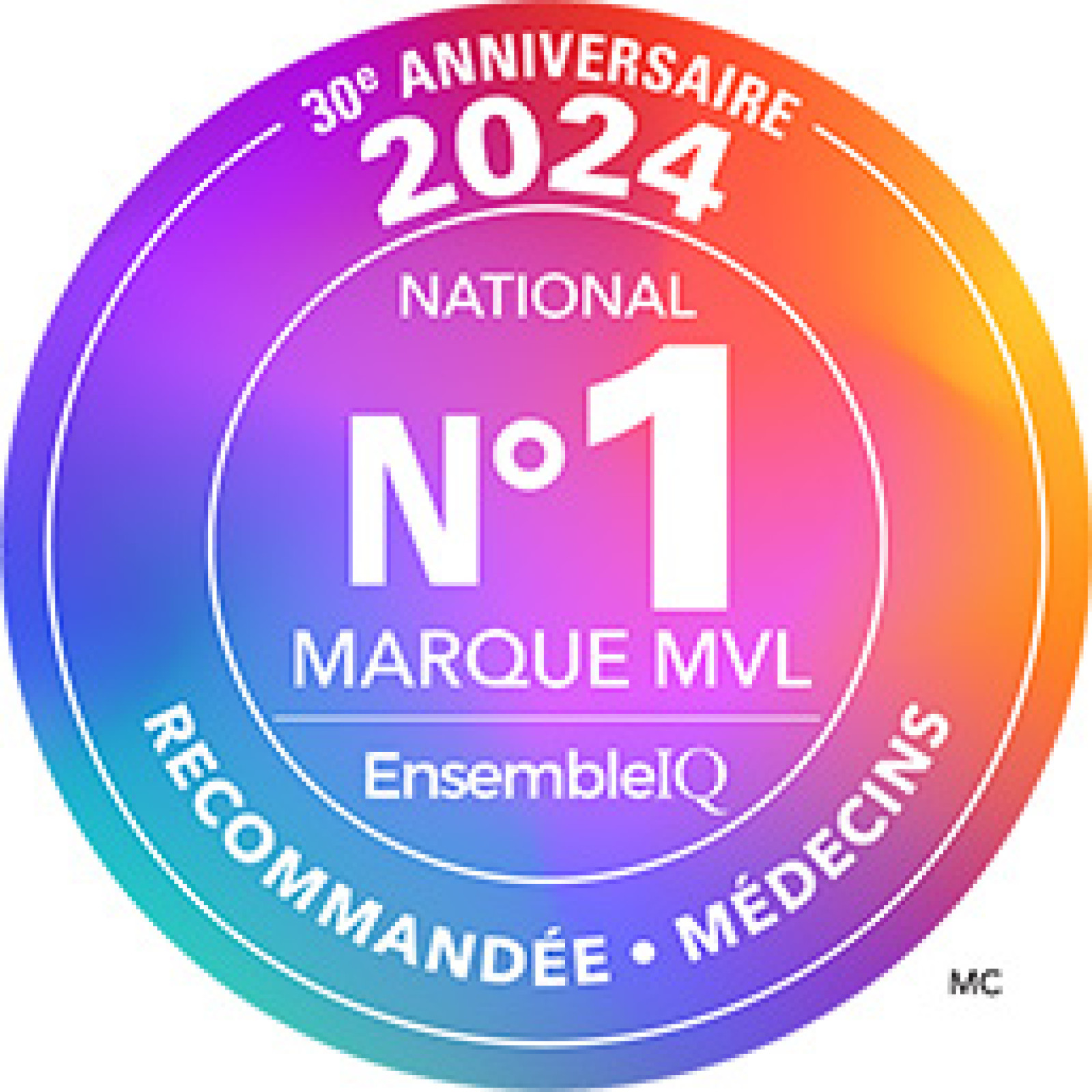 EnsembleIQ National No1 OTC Brand 2024 logo