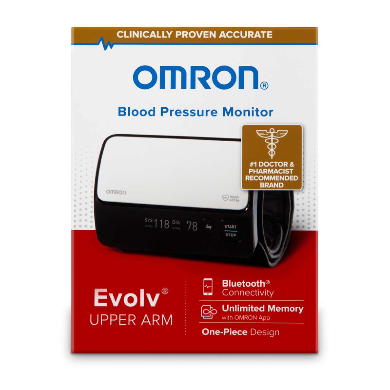 Evolv Upper Arm Blood Pressure Monitor - Box | OMRON