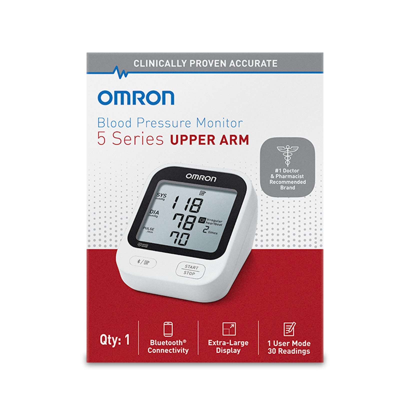 OMRON 5 Series Upper Arm Blood Pressure Monitor box | OMRON Healthcare