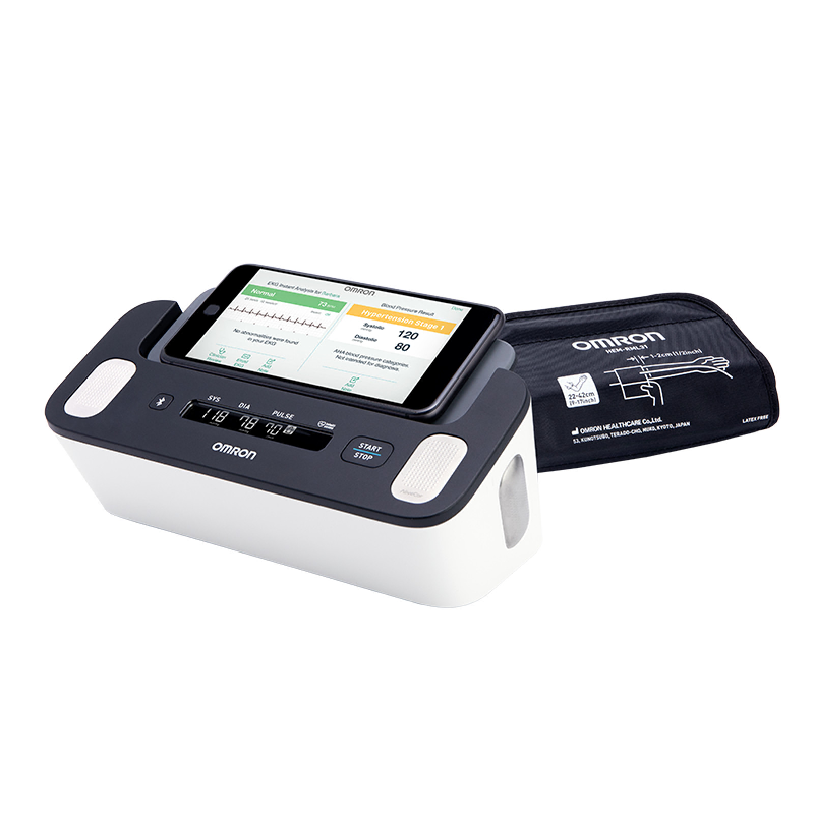 Complete Upper Arm Blood Pressure Monitor & EKG | Hero