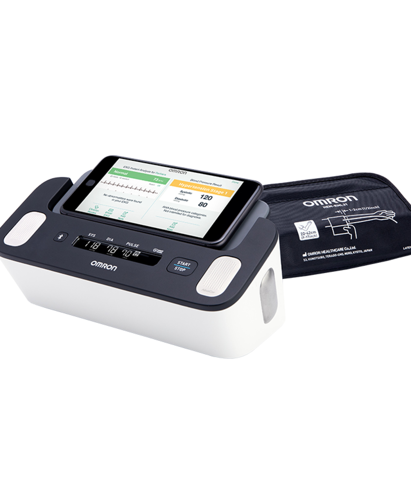 Complete Upper Arm Blood Pressure Monitor & EKG | Hero
