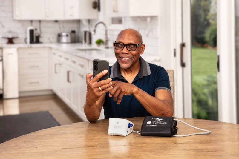 Man looking at phone