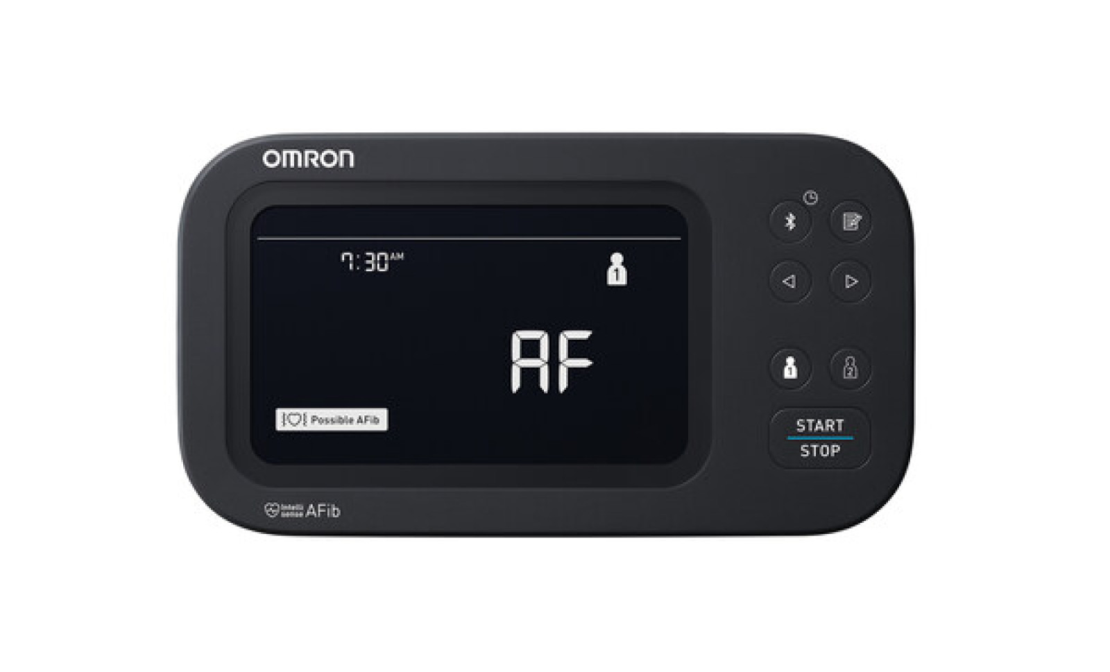 OMRON blood pressure monitor with OMRON IntelliSense AFib